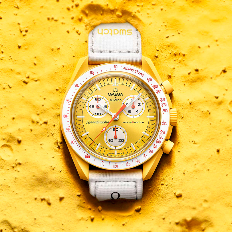 OMEGA × swatch MISSION YO THE SUN 新品未使用 Часы Swatch X Omega MoonSwatch Mission to the Sun 42 mm SO33J100