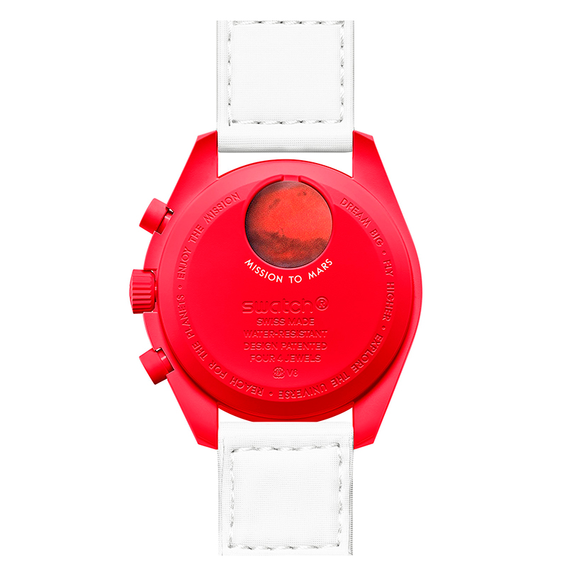 Часы Swatch X Omega MoonSwatch Mission to Mars 42 mm SO33R100