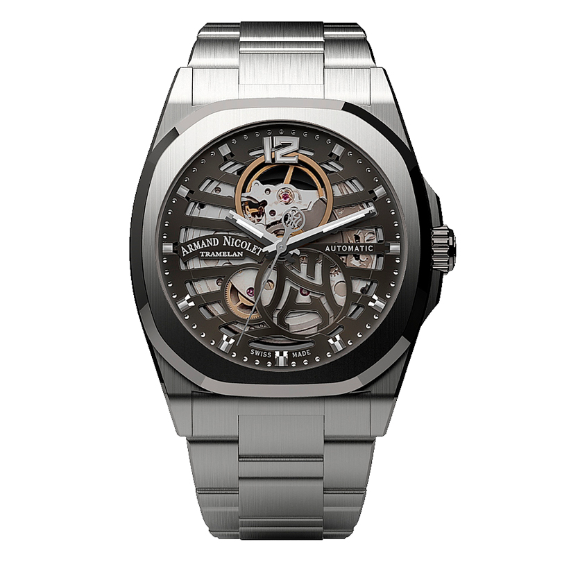 ЧАСЫ ARMAND NICOLET J09 Skeleton 41 mm A660RAA-GR-MA4660AA - Салон
